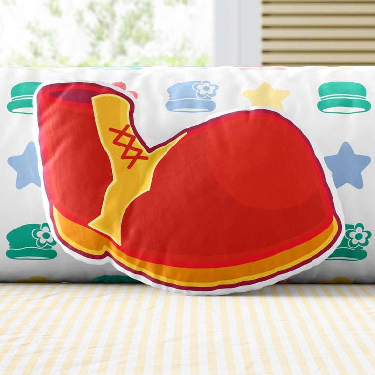 Almofada Pé de Palhaço Vermelha Patati Patatá