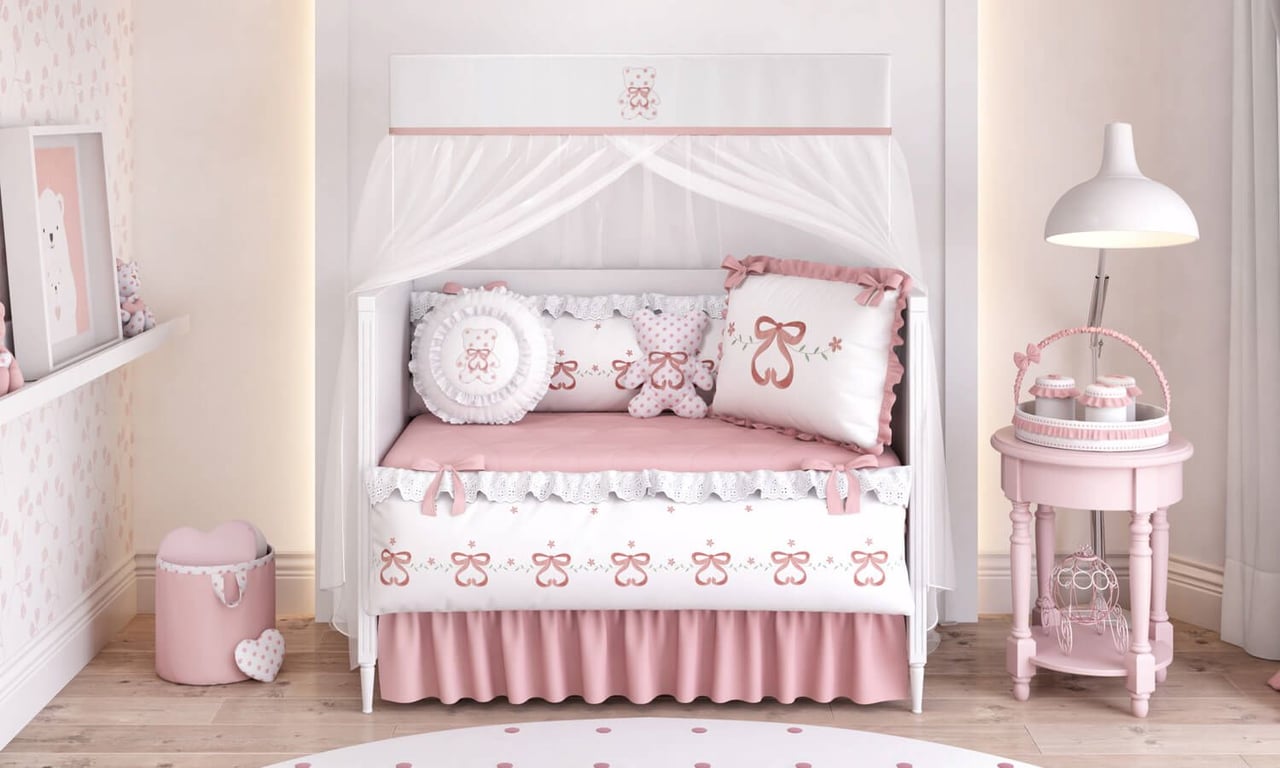 Kit Berço Sophia Rosé — vista alternativa