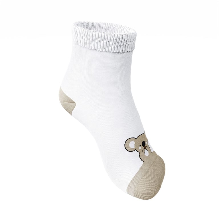 Meia Bebê Coala Bege