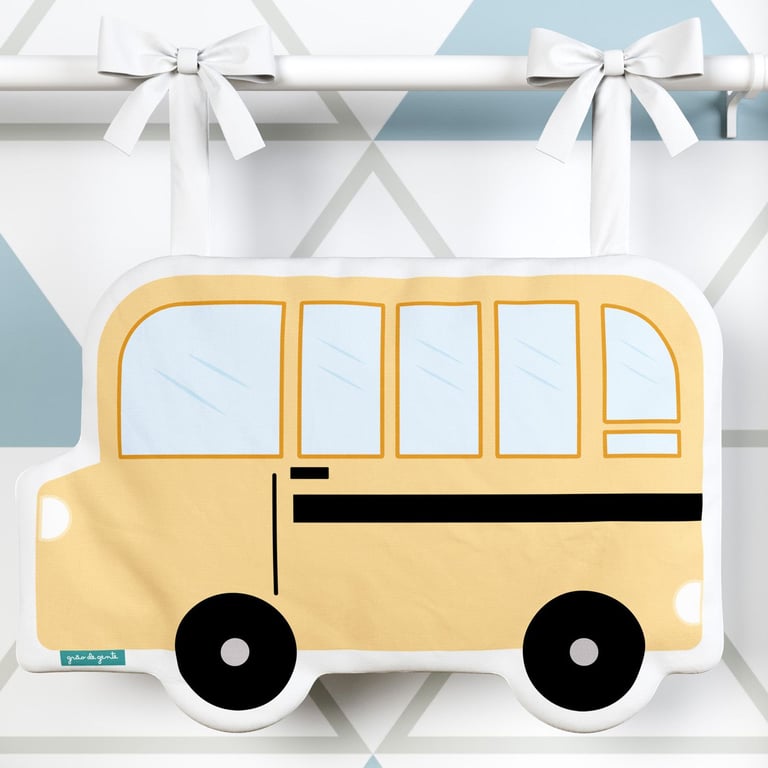 Porta Fraldas Ônibus Escolar Amarelo