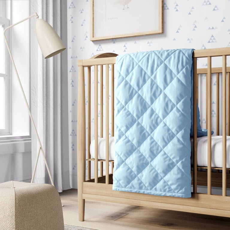 Edredom de Berço Azul Bebê — vista alternativa