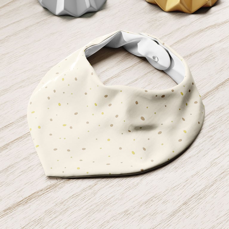 Babador Bandana Poá Artsy Bege