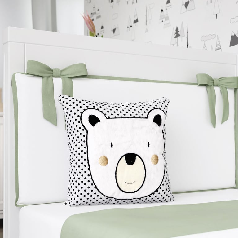 Almofada Urso Amiguinhos da Floresta 26cm