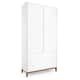 Guarda Roupa Infantil Branco 2 Portas Nordic - imagem 5
