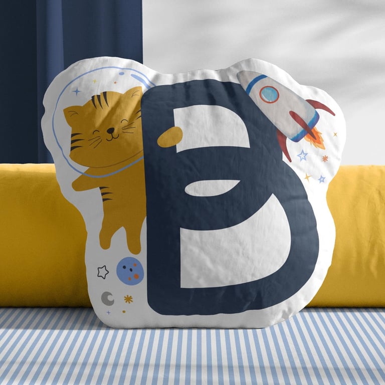 Almofada Astronauta Letras de A a Z — vista alternativa