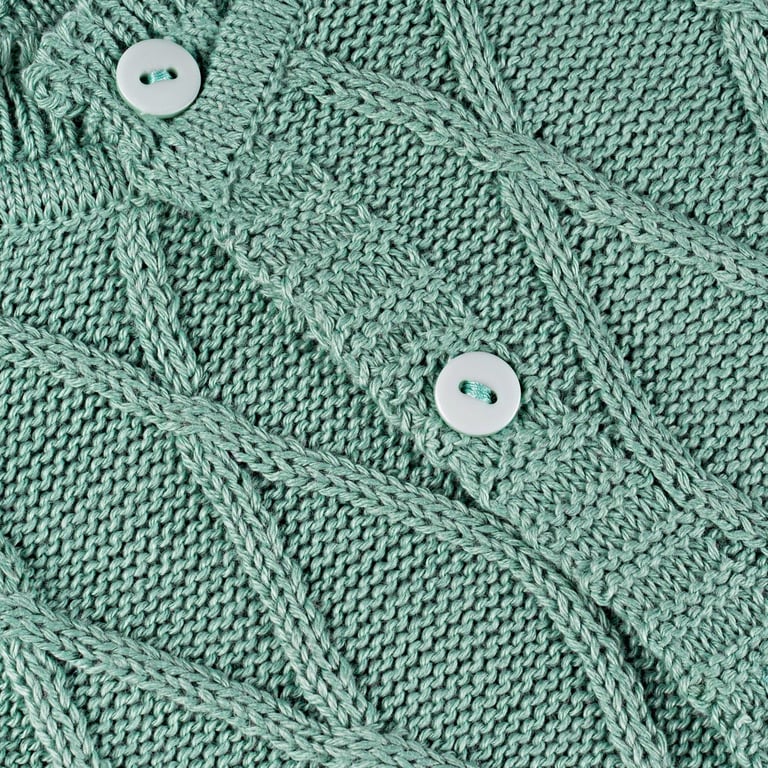 Saída Maternidade Tricot Casaquinho Verde Pistache 03 Peças — vista alternativa