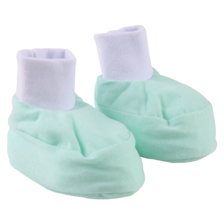 Kit Luva e Pantufa Bebê Chutinho Liso Vermelho — vista alternativa