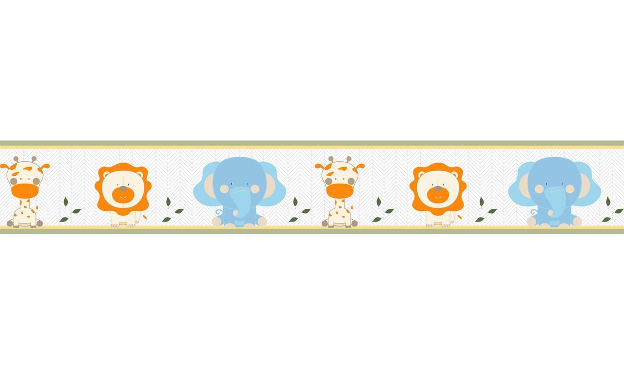 Faixa Adesiva de Parede Brincadeira na Selva — vista alternativa