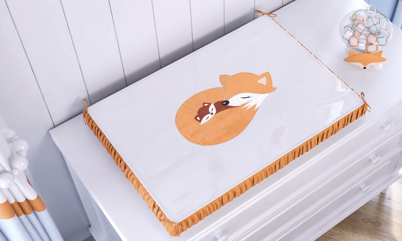 Trocador de Fraldas Raposinha Laranja