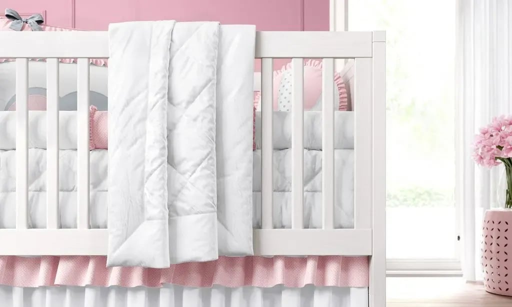 Edredom de Berço Liso Sonhe Alto Elefantinha Branco — vista alternativa