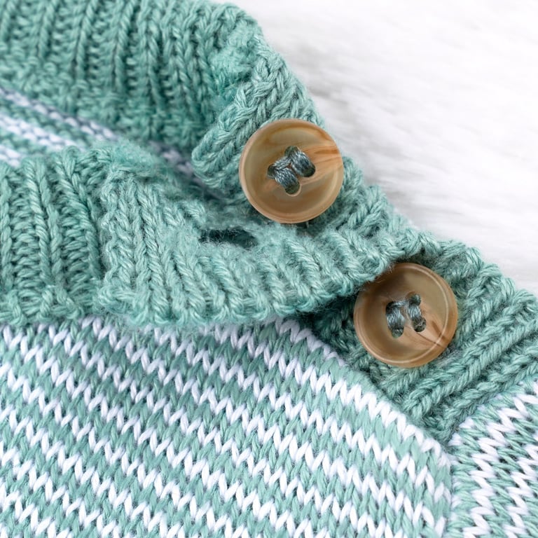 Casaquinho Tricot Micro Chevron Verde — vista alternativa