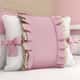 Almofada Retangular Laços Alice Rosa 43cm - imagem 2