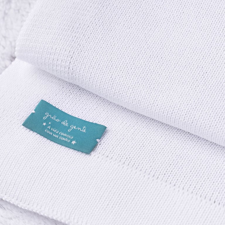 Manta Bebê Tricot Vermelho 80cm