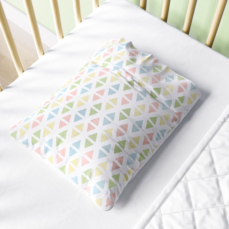 Fronha Bebê Geométrico Multicolor