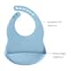 Babador de Silicone com Bolso Azul - imagem 1