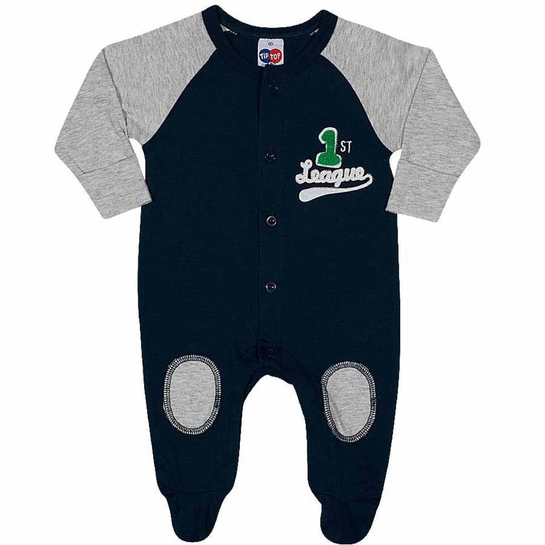 Macacão Longo Bebê Marinho