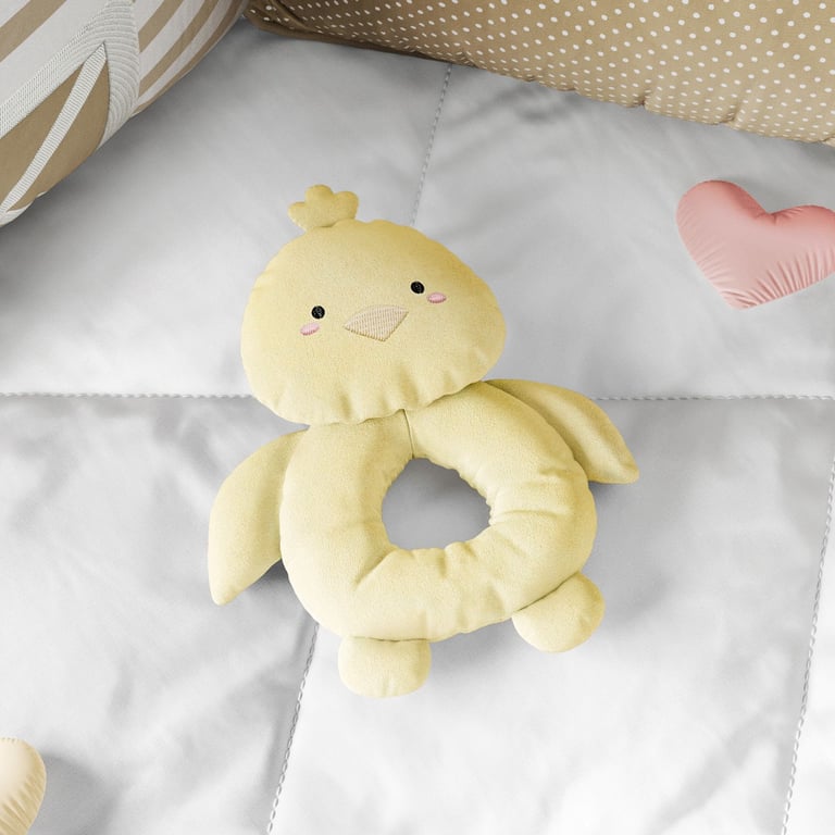 Chocalho Pelúcia Amiguinho Pintinho