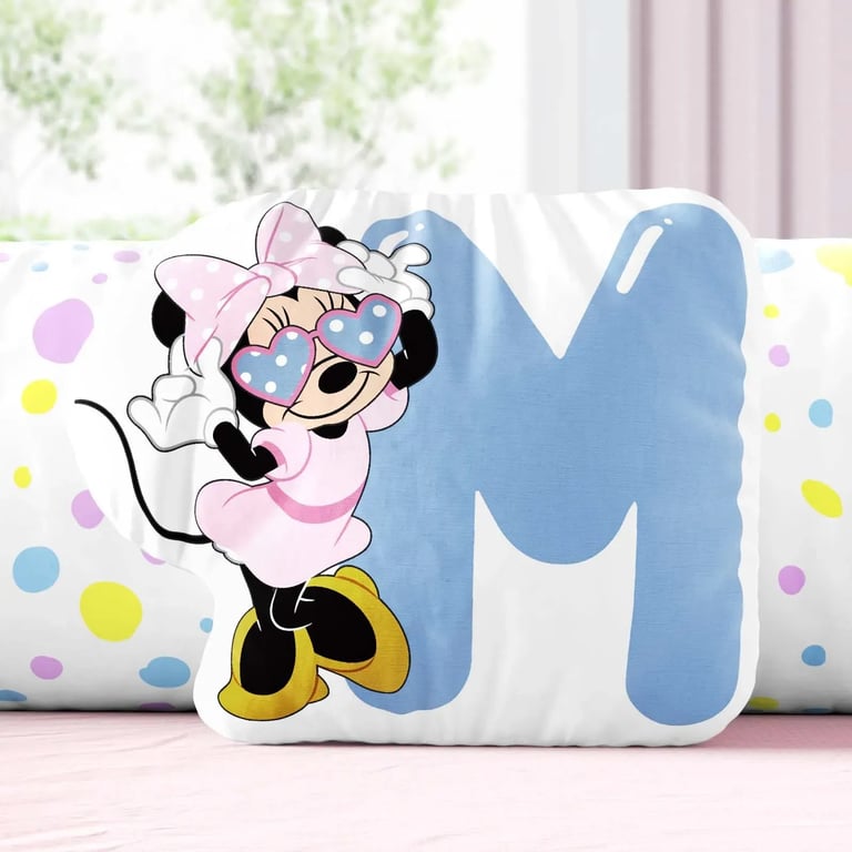 Almofadas Minnie Alfabeto M — vista alternativa