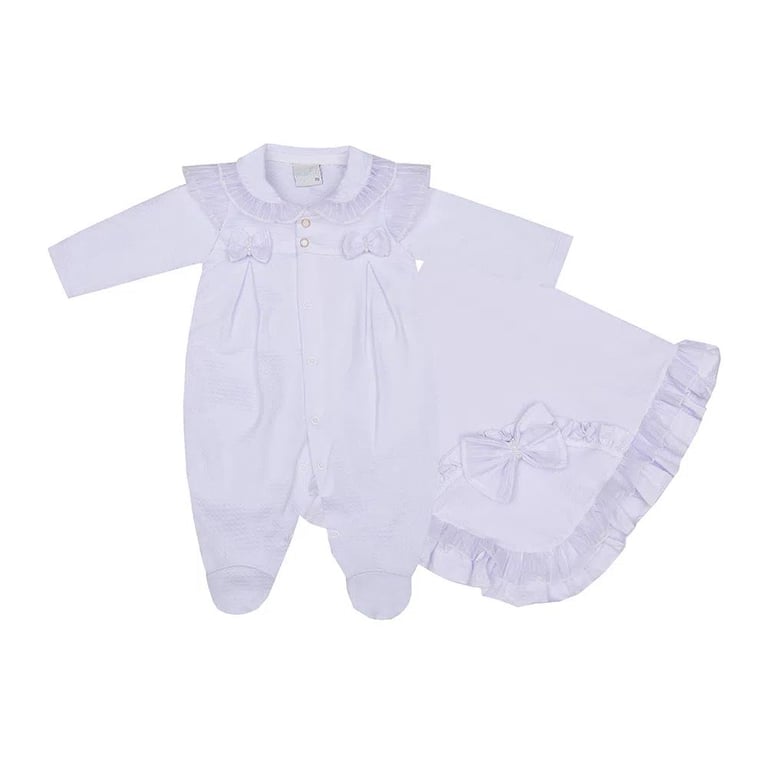 Saída Maternidade Miniclo com Babados e Lacinhos