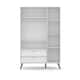 Guarda Roupa Infantil Branco Soft 3 Portas Gold Eco Wood - imagem 1