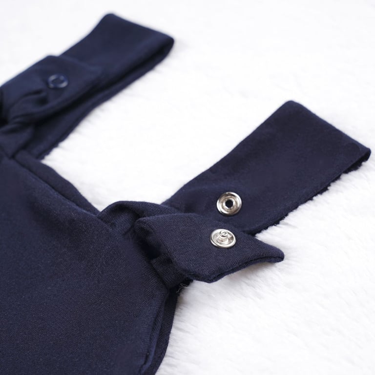 Jardineira Ursinho Baby Azul Marinho — vista alternativa