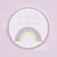 Quadro Bastidor Arco-Íris 24cm - imagem 2