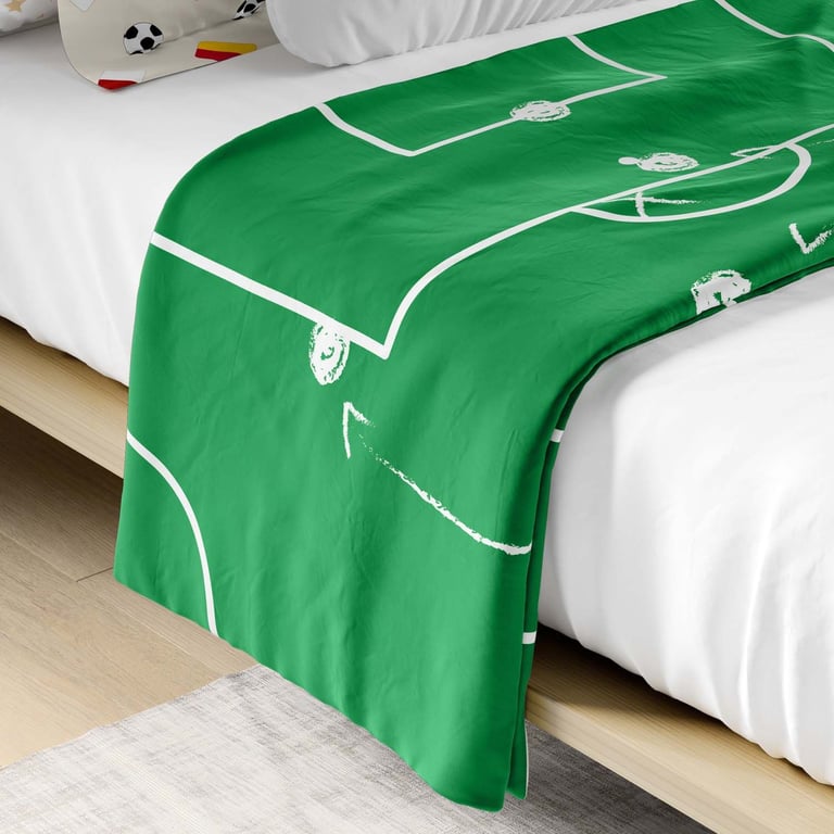 Manta Infantil Dupla Face com Soft Estádio de Futebol Seleções do Mundo 1,20M — vista alternativa