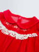 Vestido Manga Longa Bebê Vermelho - imagem 2