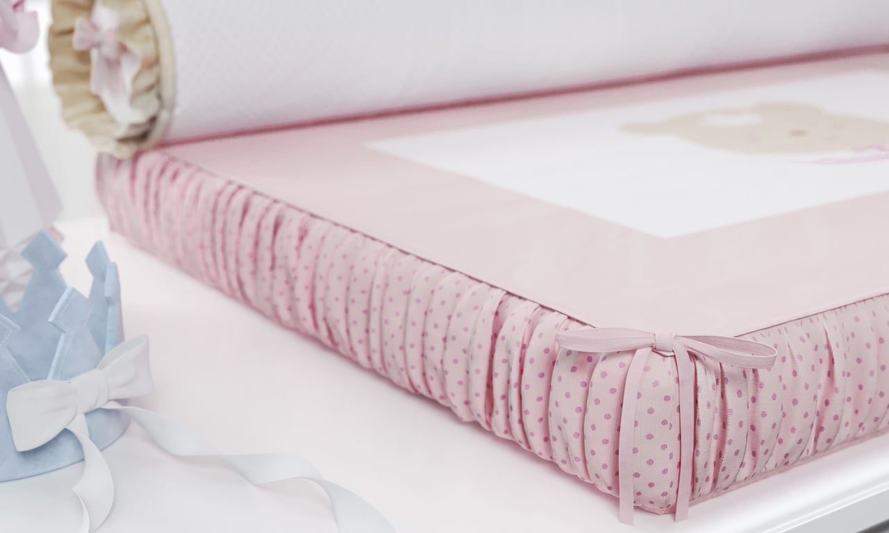 Trocador de Fraldas com Rolinho Amiguinha Ursa Princesa — vista alternativa