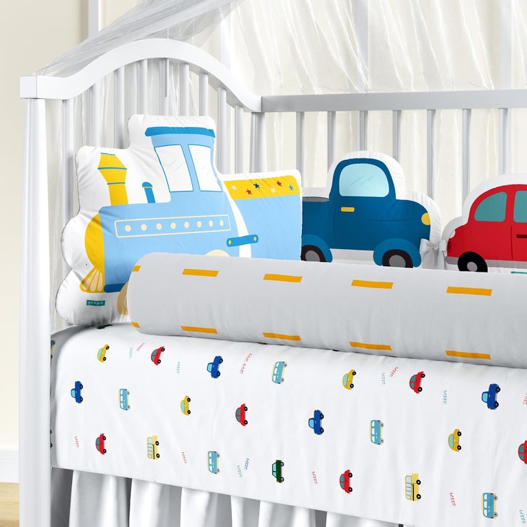 Kit Berço Amiguinhos Carrinhos Coloridos — vista alternativa