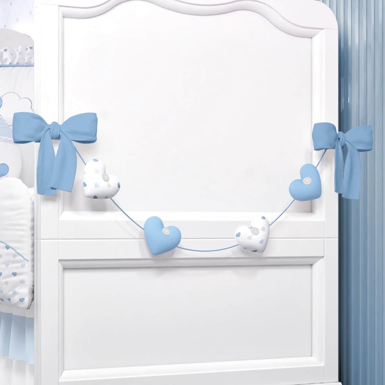 Varal de Cama Corações 1,60m