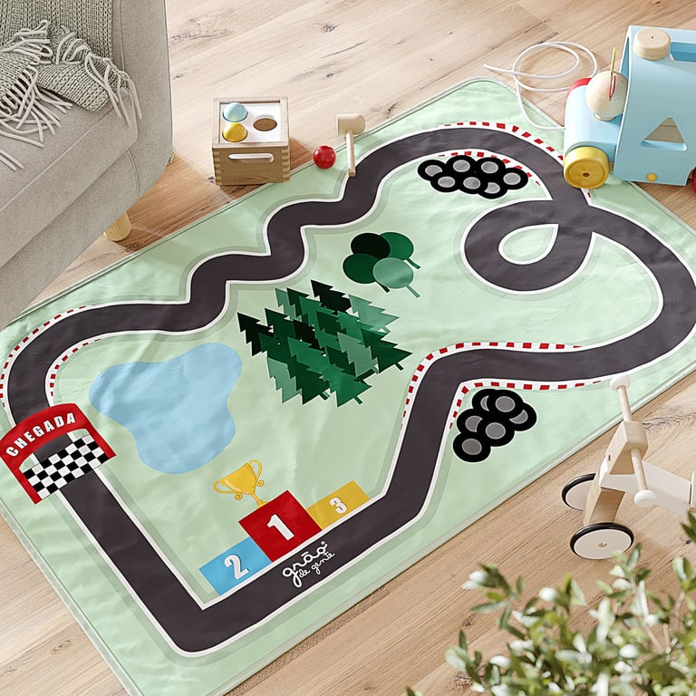 Tapete Retangular Pista de Corrida 61cm — vista alternativa