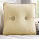Almofada Botões Amarelo/Bege Poá 38cm - imagem 1