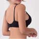 Sutiã Amamentação com Bojo Triângulo Preto 42 - imagem 1
