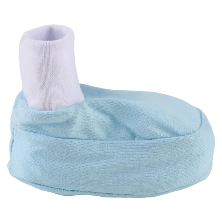 Pantufa Bebê Chutinho Liso Off White — vista alternativa