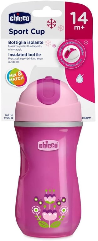 Copo Térmico Sport Cup 266ml (14m+) Rosa