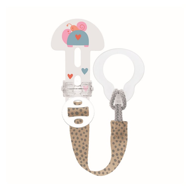 Prendedor de Chupeta Baleia Azul Listrado