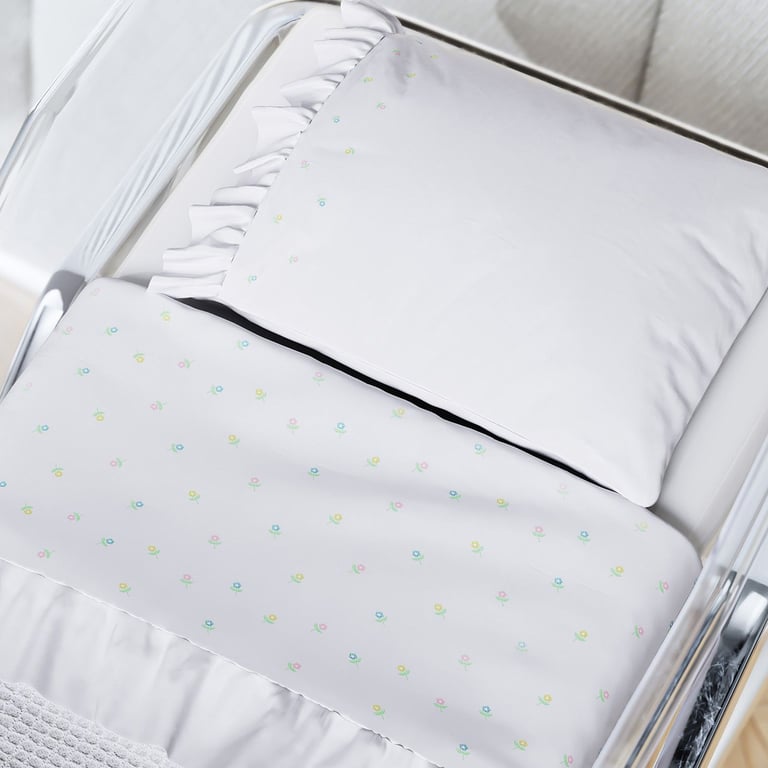 Jogo de Lençol Berço Maternidade Garden Print