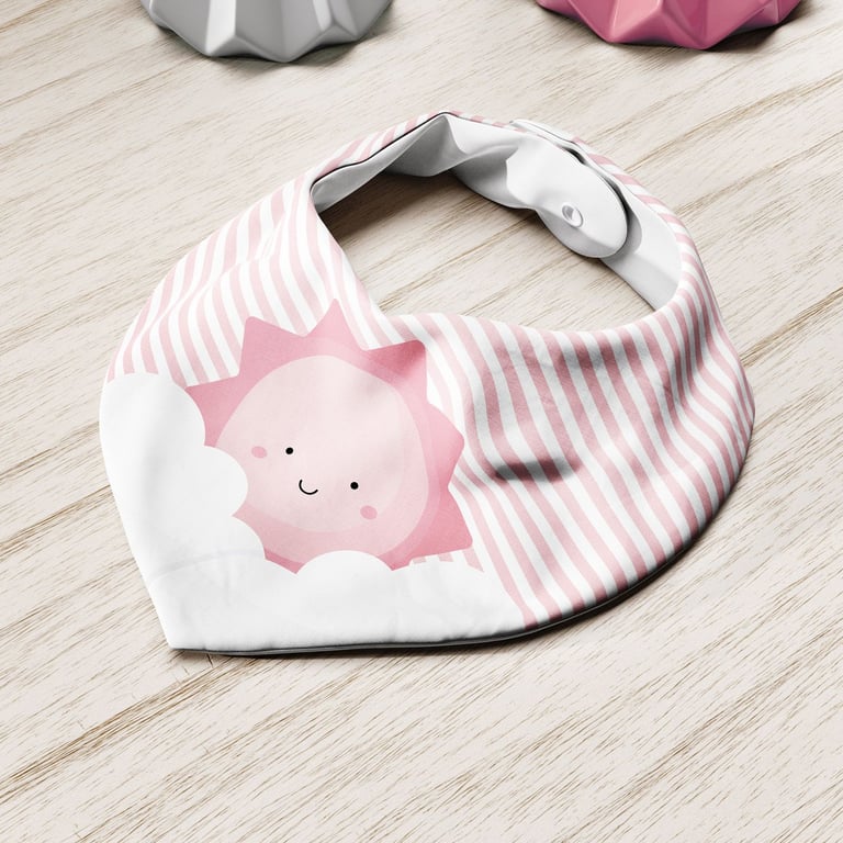 Babador Bandana Sol Azul