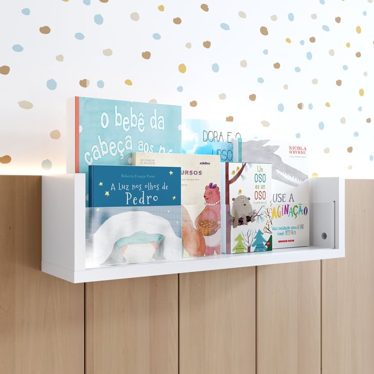 Prateleira Decorativa Branco Tivoli