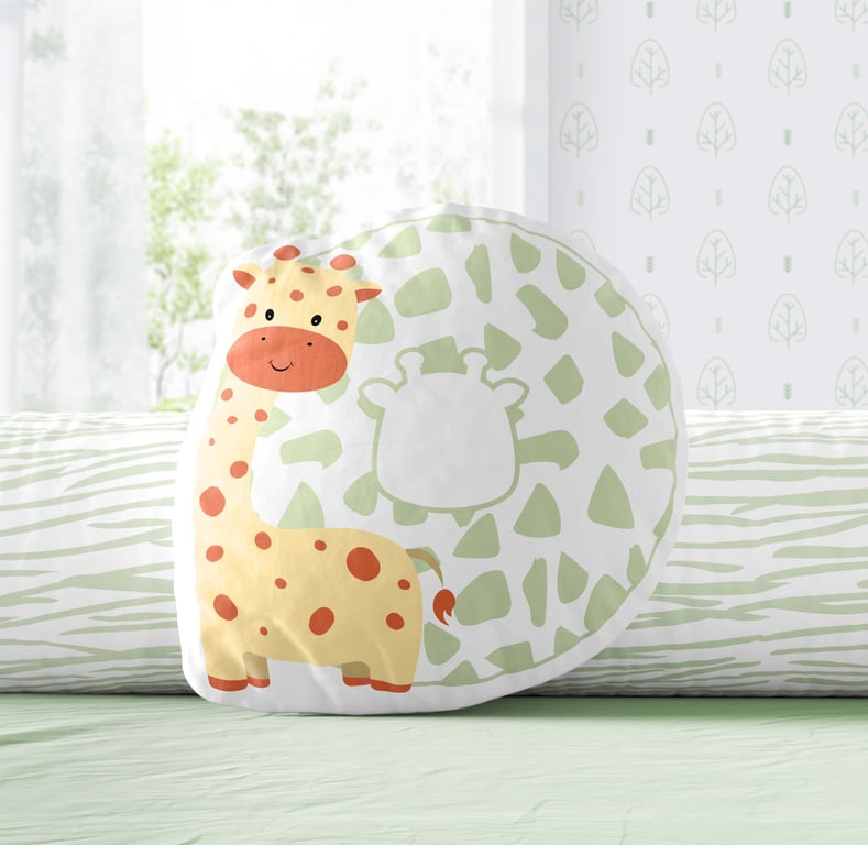 Almofada Amiguinhos Safári Letras de A a Z — vista alternativa