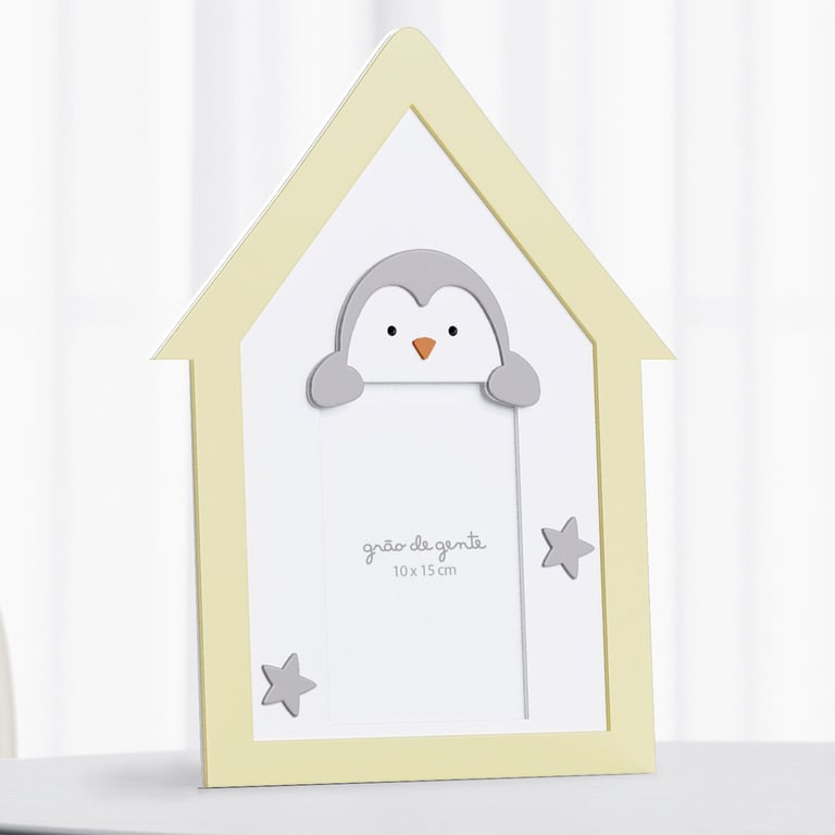 Porta Retrato MDF Arca dos Bichinhos 10cm x 15cm