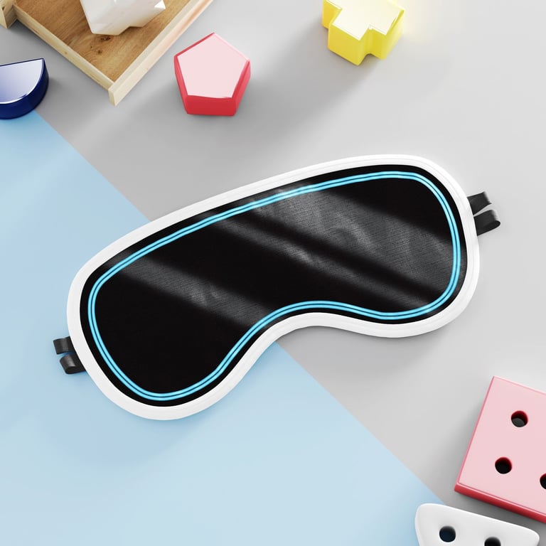 Máscara de Dormir Infantil Gamer 19cm