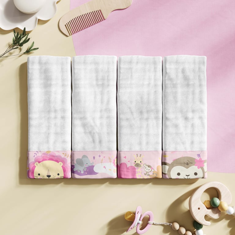 Jogo de Fraldas de Boca Selva Baby