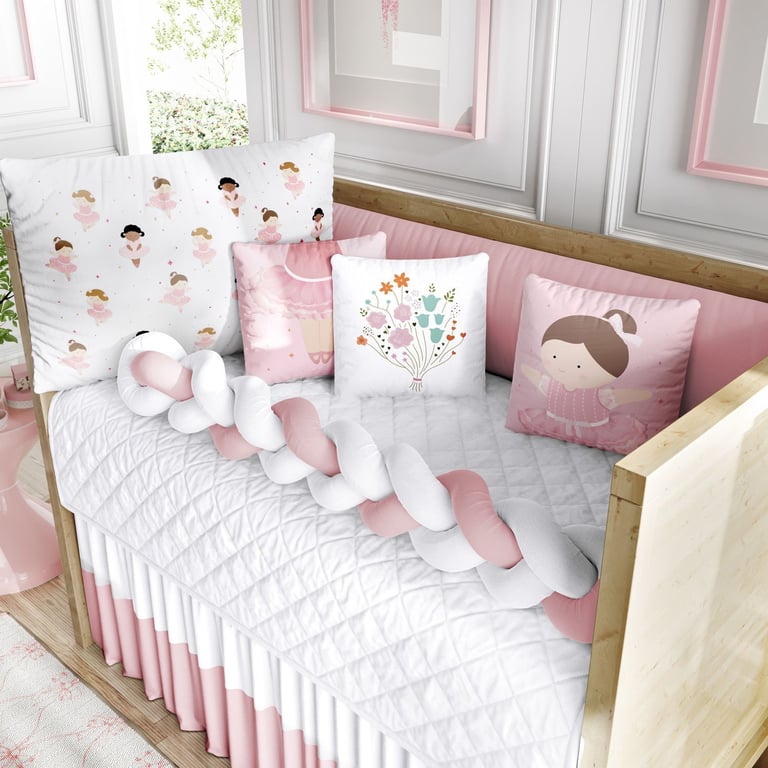 Kit Berço Trança Bailarinas Baby — vista alternativa