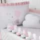 Kit Berço Trança Sonhe Alto Elefantinha Rosa - imagem 6