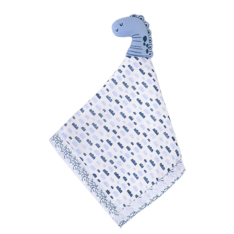 Naninha Tricot Minasrey Cia do Neném Classic Dino Azul