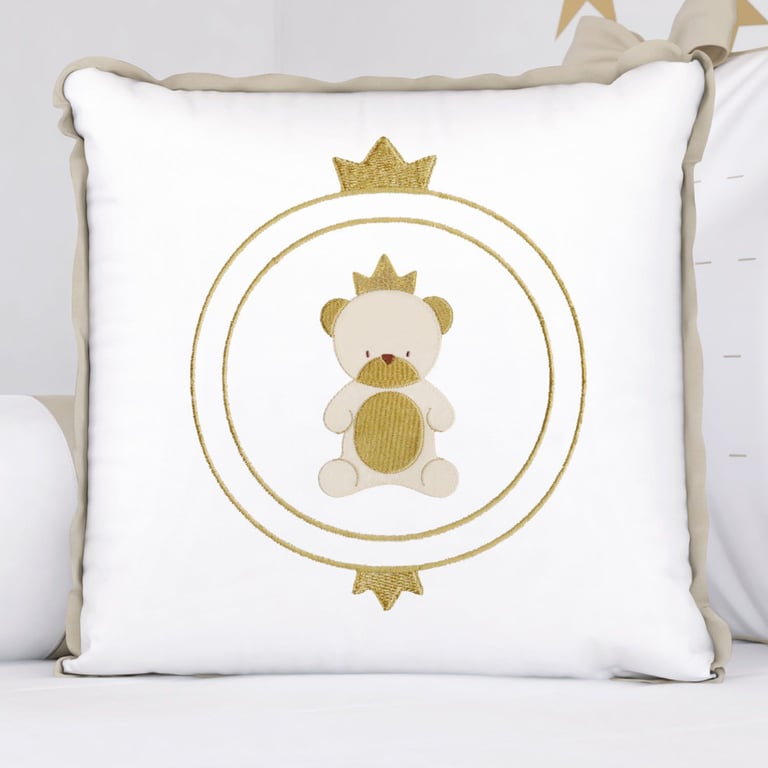 Almofada Urso Teddy Realeza 38cm