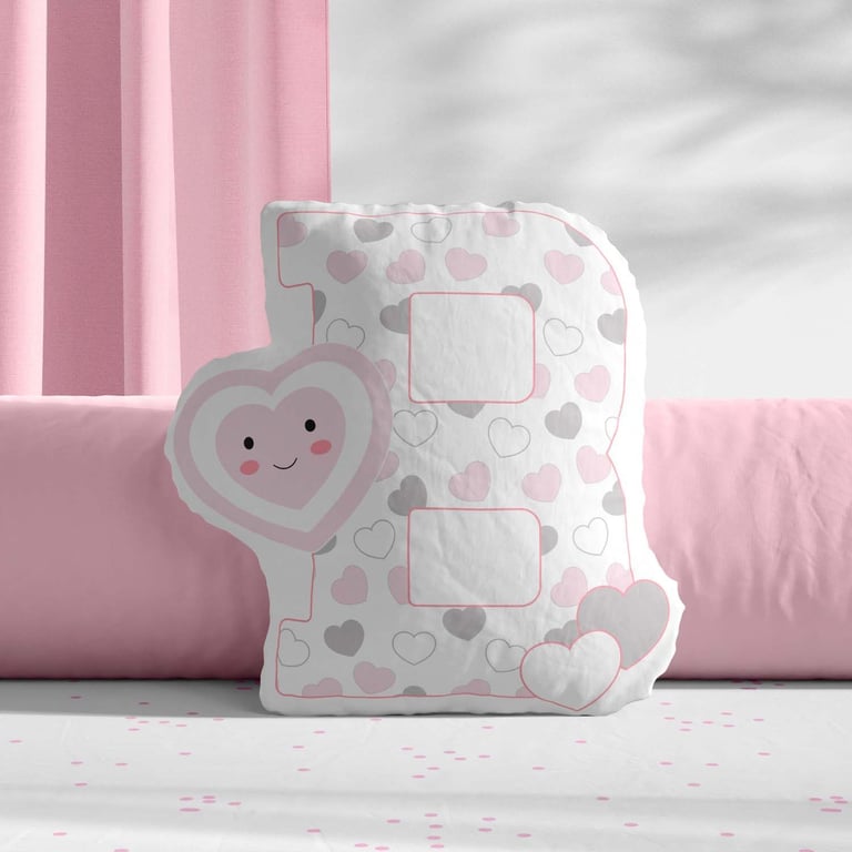 Almofada Amor da Mamãe Letras de A a Z