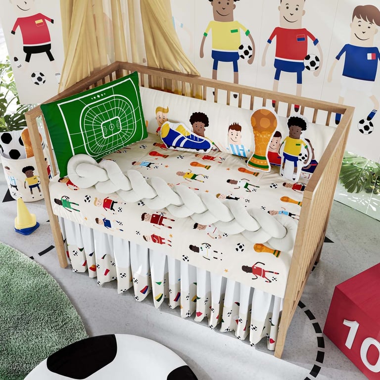 Cesto Organizador Jogadores das Seleções do Mundo 35cm — vista alternativa